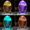 Wholesale crystal glass craft scaleph jellyfish blubber acaleph for home decoration(R-2306)